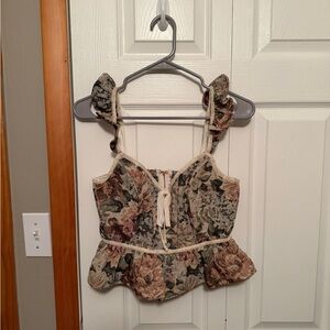 Altar'd State Floral Patterned Top